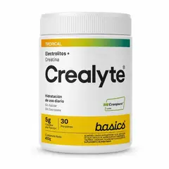 BASICS - CREALYTE CREATINA + ELECTROLITOS 450gr Sabor Tropical