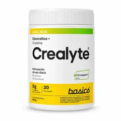 BASICS - CREALYTE CREATINA + ELECTROLITOS 450gr Sabor Lima-Limón