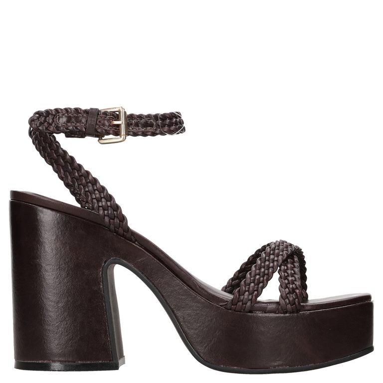 Sandalia Casual Mujer Marrón oscuro