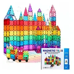 SHOP EHOME BAG - SET 100 BLOQUES DE CONSTRUCCIÓN MAGNÉTICOS