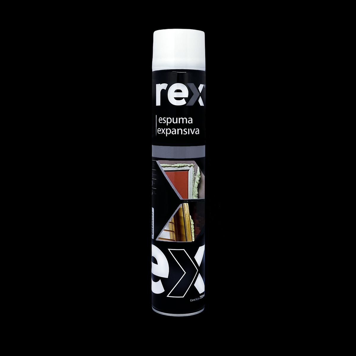 REX - Rex Espuma Expansiva Poliuretano 750ml Sellante Aislante