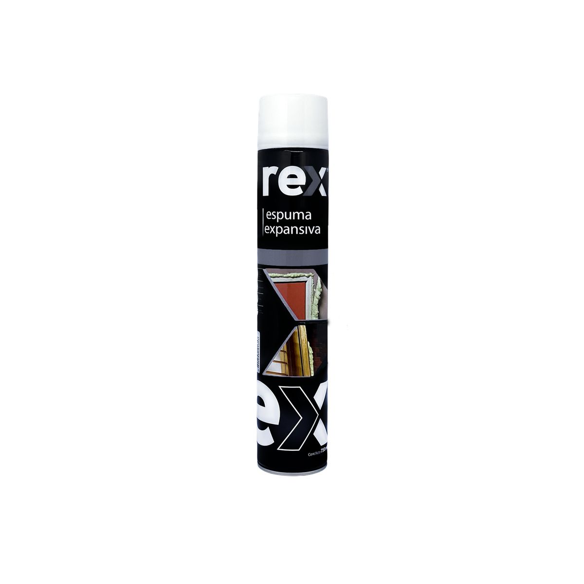 REX - Rex Espuma Expansiva Poliuretano 750ml Sellante Aislante