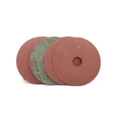 UYUSTOOL - DISCO LIJA FIBRA P/MADERA 4 1/2" #100 Set x5 UYUstools