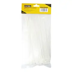 UYUSTOOL - AMARRA PLASTICA BLANCA 4.8 X 200 MM