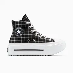 CONVERSE - Zapatilla Ctas Lift Double Stack Mujer Negro
