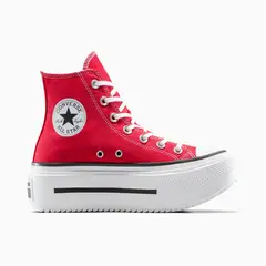 CONVERSE - Zapatilla Ctas Lift Double Stack Mujer Rojo