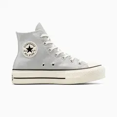 CONVERSE - Zapatilla Chuck Taylor All Star Lift Mujer Plateado