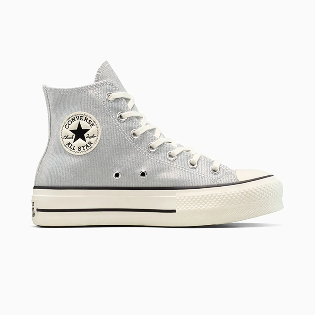 CONVERSE - Zapatilla Converse Chuck Taylor All Star Lift Mujer Plateado