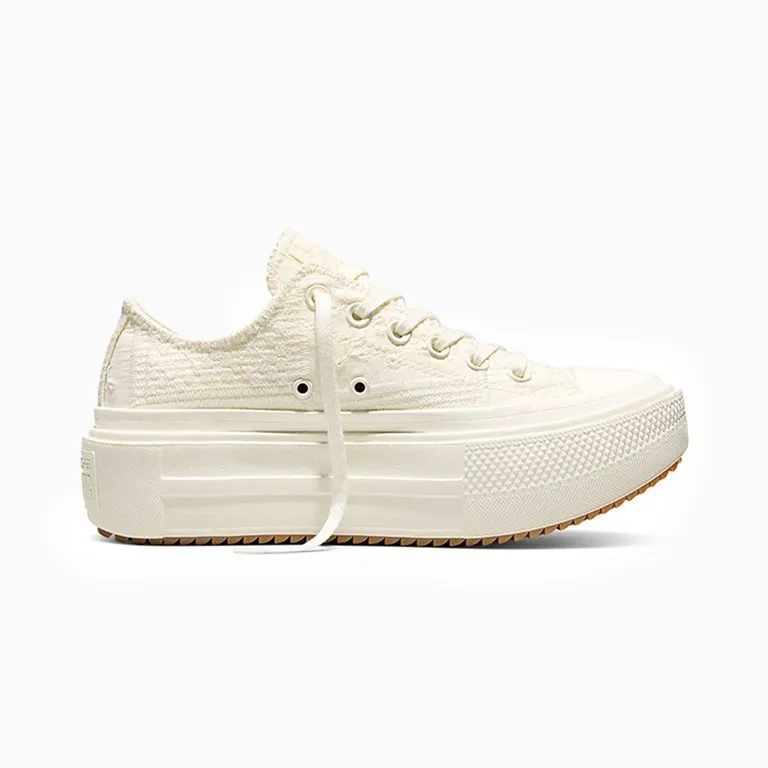 Zapatilla Chuck Taylor All Star Lift Double Stack Mujer Blanco