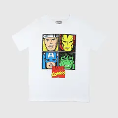 MARVEL - Polera Hombre Avengers Comics Blanco