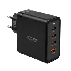 MOTOMO - Cargador de Pared MO-YS100 100W GaN 3 USB-C + USB-A sin Cable