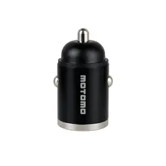 MOTOMO - Cargador de Auto MO-CARMINI 22.5W USB-A QC3.0 + USB-C Negro