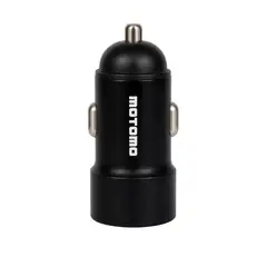 MOTOMO - Cargador de Auto MO-525 52.5W USB-A + USB-C Carga Rápida