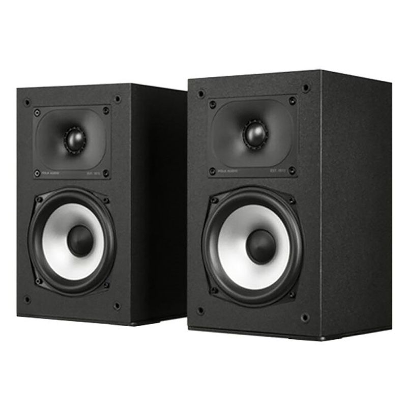 POLK AUDIO - Par Parlantes Bookshelf Polk Xt15  Negro