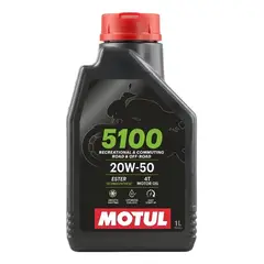 MOTUL - Aceite Para Motos 5100 20W-50 4T 1L Semi Sintético
