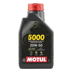 MOTUL - Aceite Para Motos 5000 4T 20W-50 1L Semi Sintético