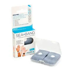 SEA BAND - Pulseras Anti-mareos Adultos Gris -