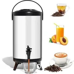 GENERICO - Dispensador de Agua Caliente de Acero Inoxidable 6 Litros