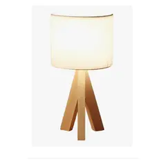GENERICO - Lampara De Velador Lampara De Mesa Minimalista Madera modelo: blanco
