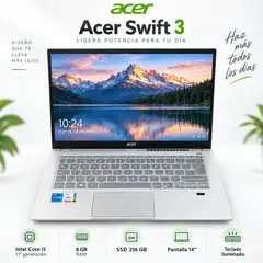 ACER - Swift 3 Intel Core I5 8gb Ram 256gb Ssd