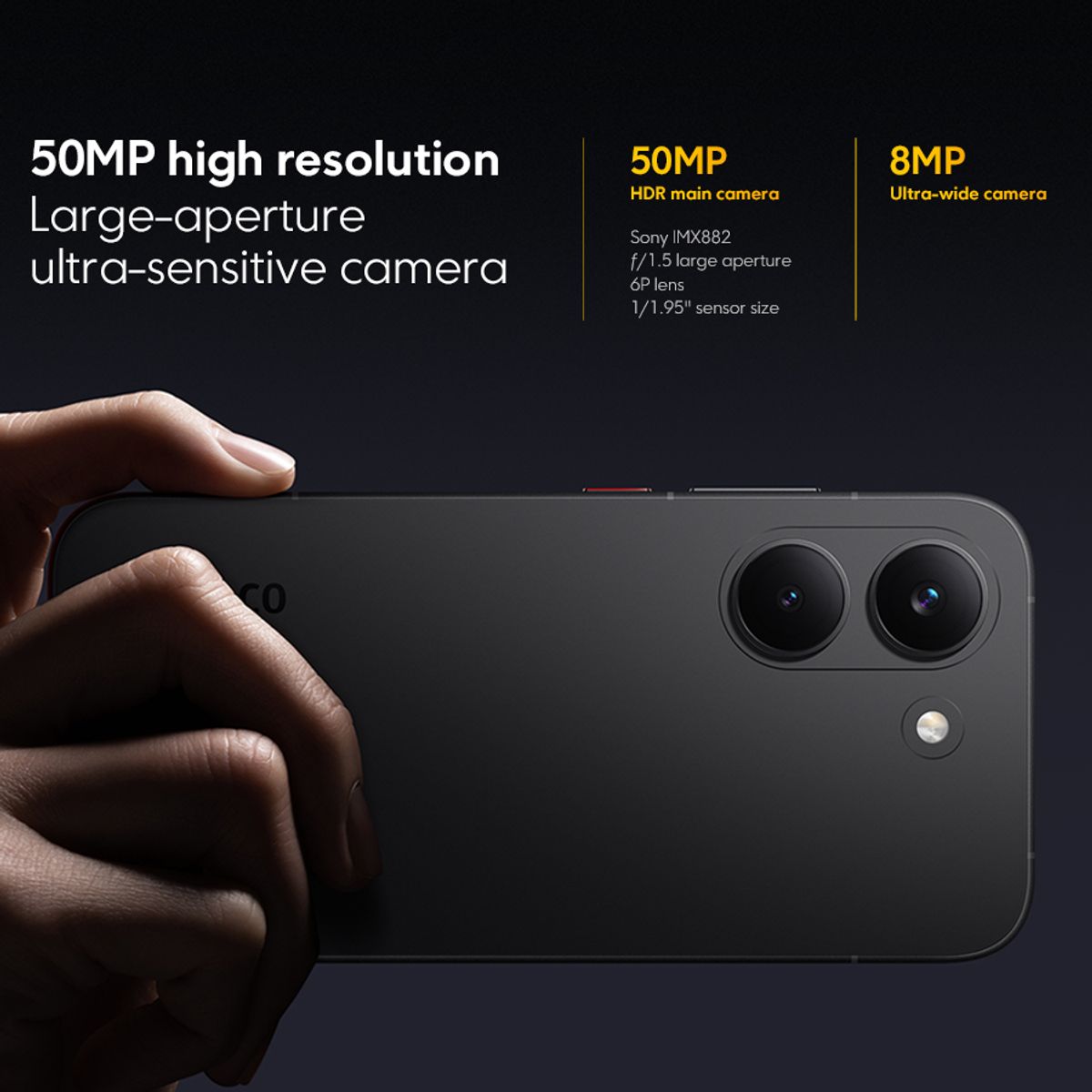 XIAOMI - Celular Xiaomi POCO X8 Pro 8+512 Dimensity 8500-Ultra Batería de 6500 mAh 50 MP Sony IMX882 con OIS