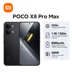 XIAOMI - Celular POCO X8 Pro Max 12+256G Rendimiento flagship con Dimensity 9500s