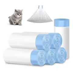 KUANGYE - 10 Rollos De Bolsas Arenero Automatico Para Gatos 45x50cm