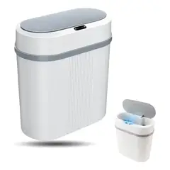 KUANGYE - Papelero Basurero Baño Automático Sensor Inteligente 8l