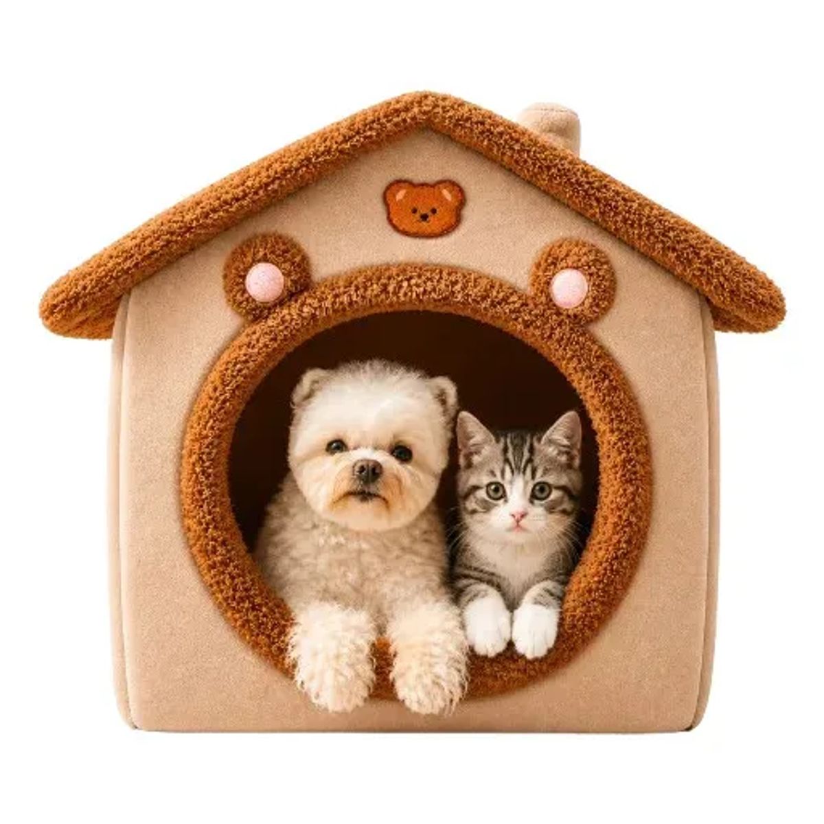 FEEL THE POWER - Casa Para Perro Casa Para  Gatos y Mascotas L