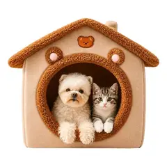 FEEL THE POWER - Casa Para Perro Casa Para Gatos y Mascotas L
