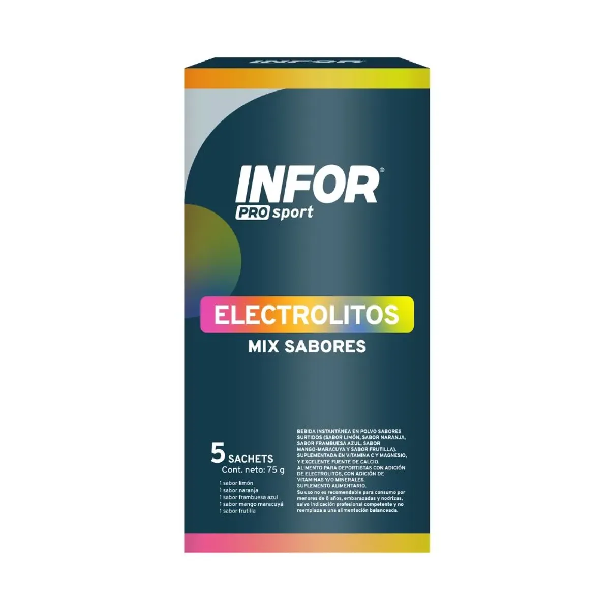 INFOR - INFOR PRO SPORT ELECTROLITOS MIX 5UN