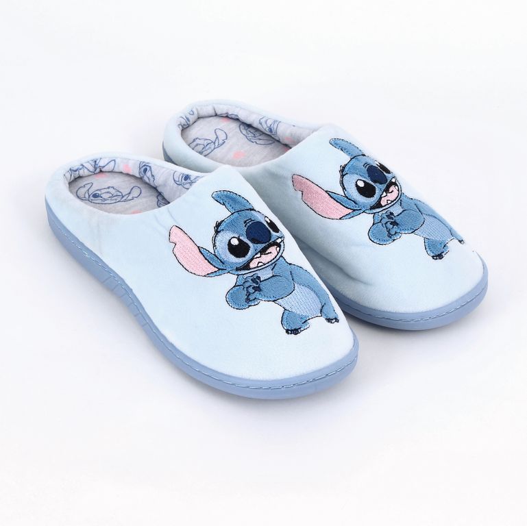 Pantufla Mujer Lilo & Stitch Aloha Celeste