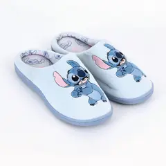 DISNEY - Pantufla Mujer Lilo & Stitch Aloha Celeste