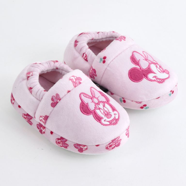 Pantufla Niña Minnie Rosado