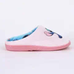 DISNEY - Pantufla Mujer Lilo & Stitch Sentado Rosado