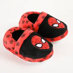 MARVEL - Pantufla Niño Spiderman Cabeza Negro
