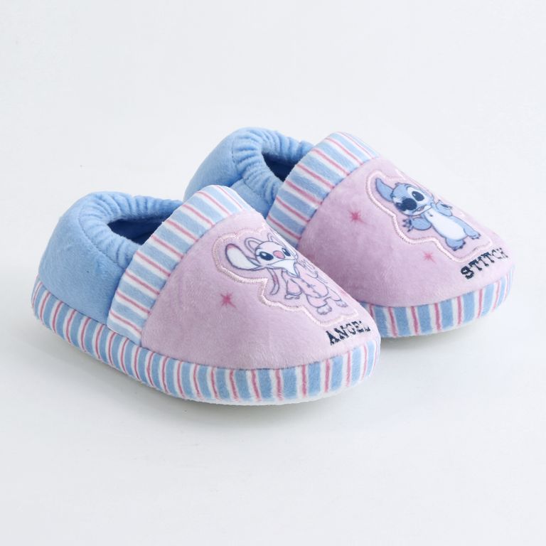 Pantufla Niña Lilo & Stitch Listado Angel Celeste