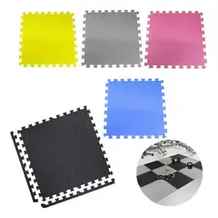 GENERICO - Piso Tatami Goma EVA 4 Piezas 60x60x2.5cm Rosa Linea Sport Artes Marciales
