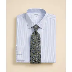 BROOKS BROTHERS - Camisa Hombre Non-Iron Broadcloth Stretch Supima Cotton Ainsley Regular Azul