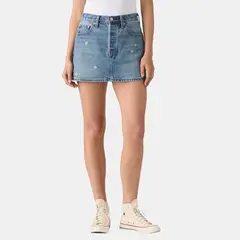 LEVIS - Falda Mujer Icon Skirt Azul