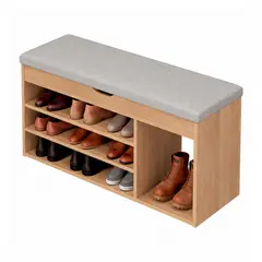 GLOBAL LATIN GROUP - Zapatero Mueble Organizador con Asiento Banca y Cajón 90cm