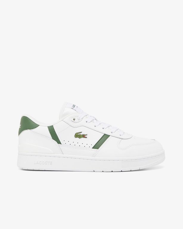 Zapatillas Hombre T-Clip Set Cuero Blanco