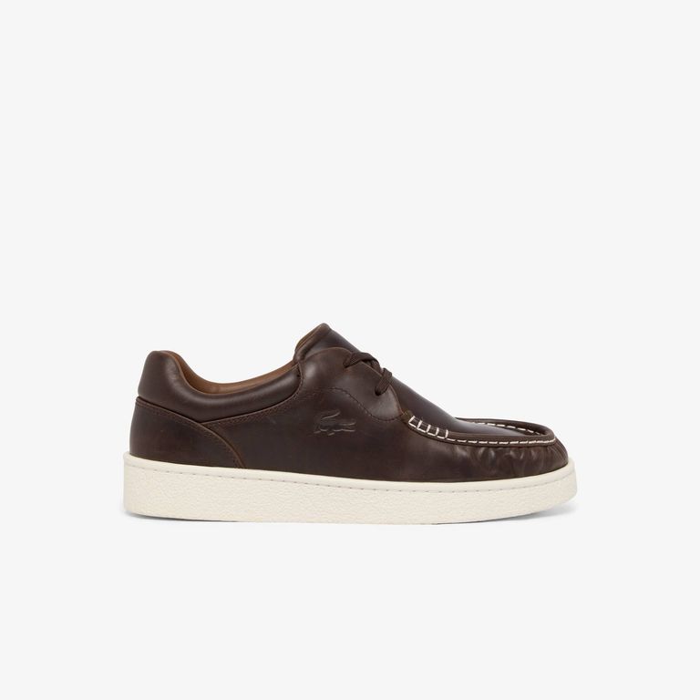 Zapatillas Hombre Claylow Cuero Café
