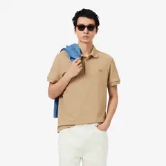 LACOSTE - Polera Hombre De Piqué Regular Paris Café