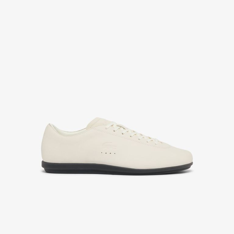Zapatillas Hombre Driver Low Pro Cuero Beige