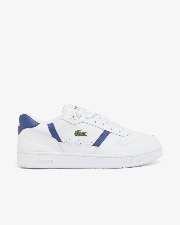 Zapatillas Hombre T-Clip Set Cuero Blanco