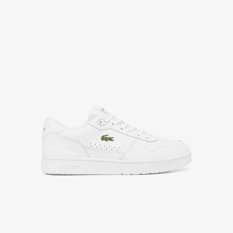 Zapatillas Hombre T-Clip Set Cuero Blanco
