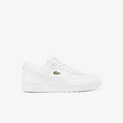 LACOSTE - Zapatillas Hombre T-Clip Set Cuero Blanco