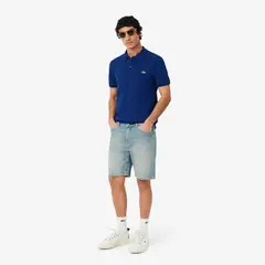 LACOSTE - Bermudas Hombre Celeste