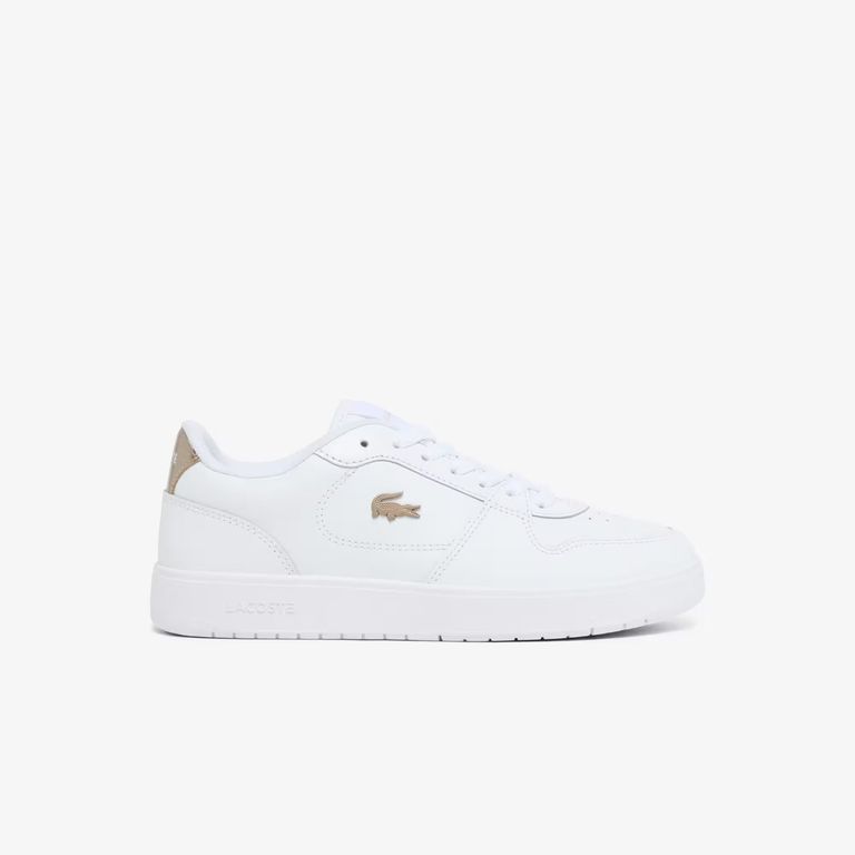 Zapatillas Mujer Court Ace Cuero Blanco